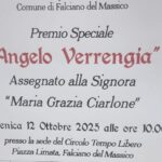 FALCIANO – XXXVII^ Edizione premio scolastico “Luigi Di Gregorio”: appuntamento domenica alle ore 10.00 in Piazza Limata nei pressi del Circolo Tempo Libero