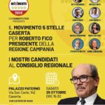 Caserta, Fico lancia la squadra M5S per le Regionali: “Crescere insieme, senza lasciare indietro nessuno”
