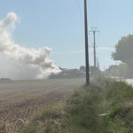 INCENDIO MONDRAGONE – Ecco tutto i dati dell’ultimo aggiornamento ARPAC