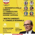 Caserta, Fico lancia la squadra M5S per le Regionali: “Crescere insieme, senza lasciare indietro nessuno”